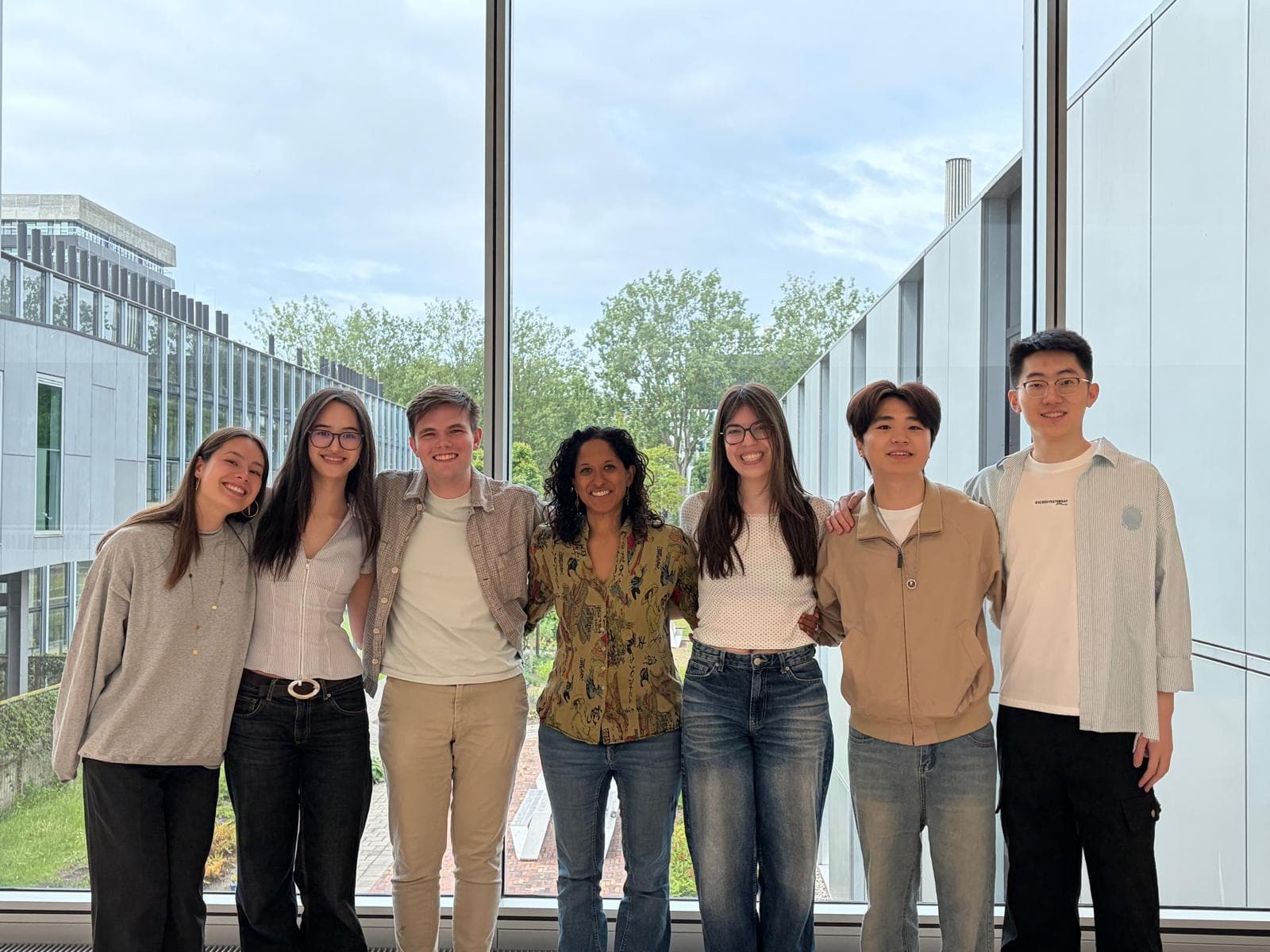 LUDev team with Sheila Varadan from Leiden Law School